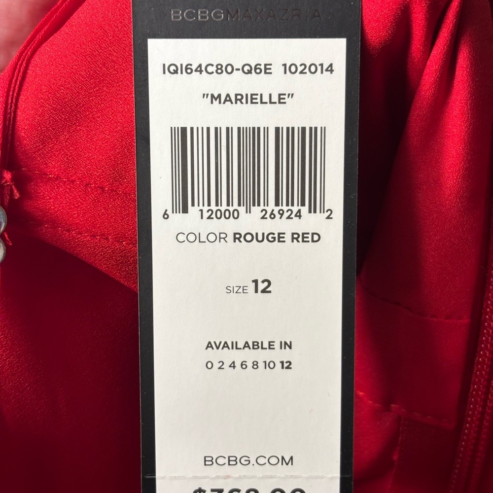 BCBG Striking Red Backless Dress - Picture 3 of 3